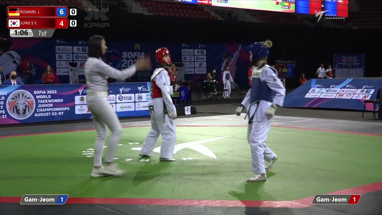215 R16 Women 42kg GER ROMMEL J KOR JUNG S Y