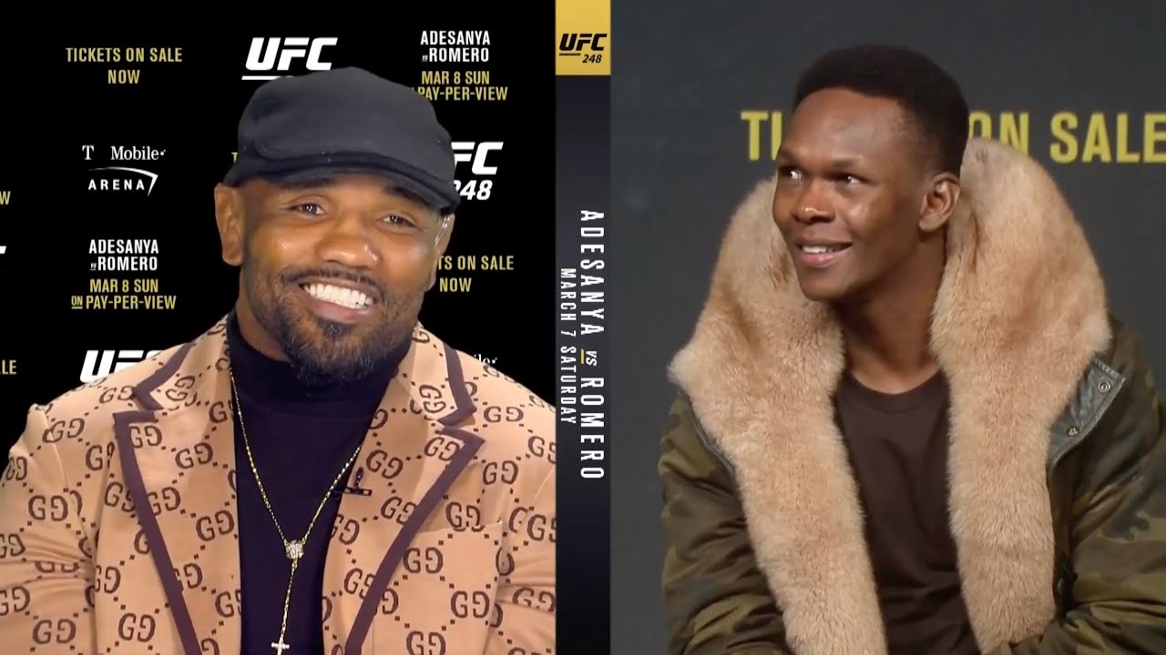 UFC 248: Пресс-конференция в Окленде background
