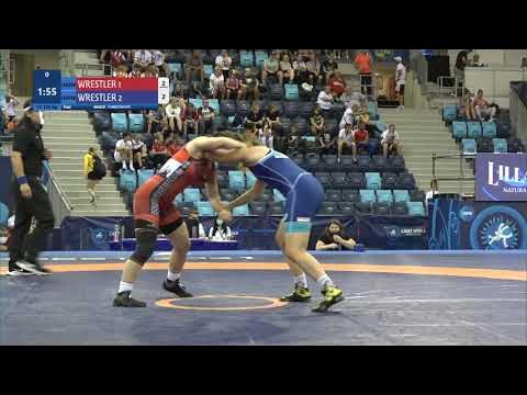 Repechage WW - 73 kg: B. SERT (TUR) v. V. GEORGIEVA (BUL) backdrop