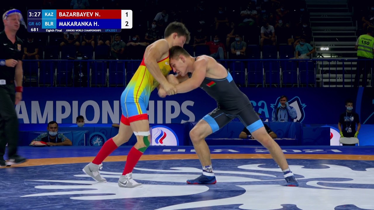 1/8 GR - 60 kg: N. BAZARBAYEV (KAZ) v. H. MAKARANKA (BLR) background