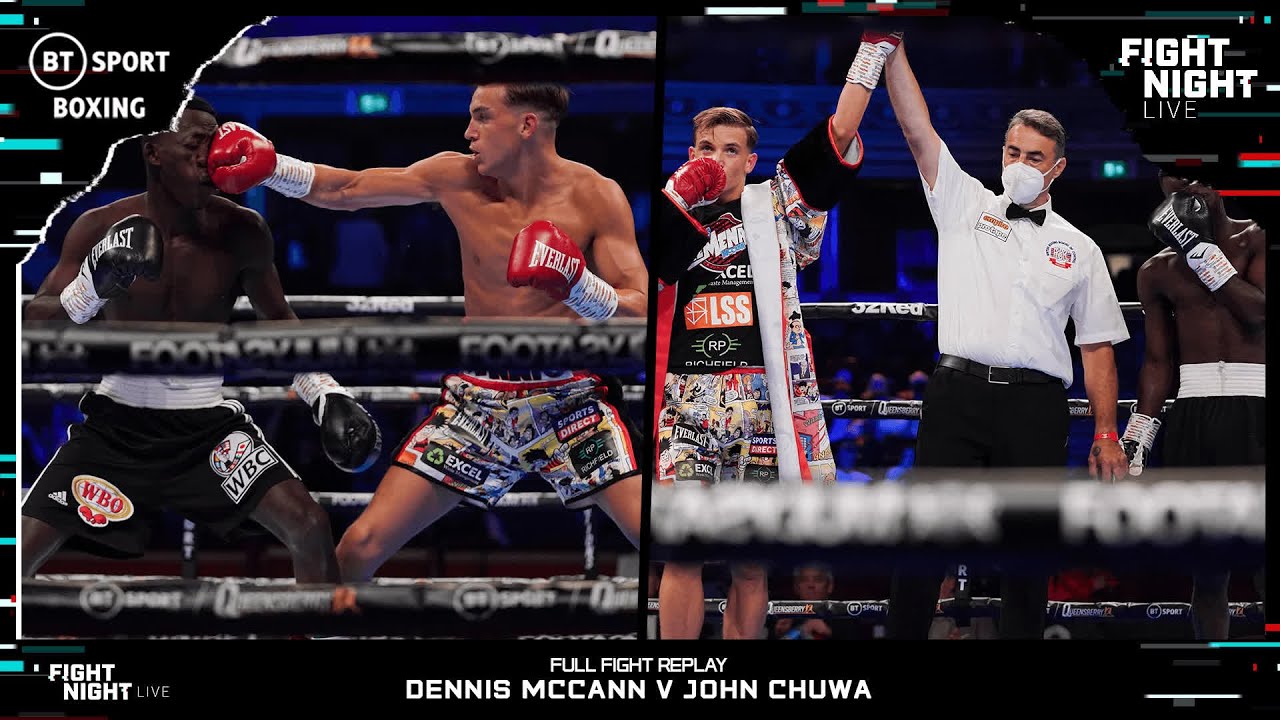 Full Fight: Dennis McCann Makes Light Work Of Chuwa With Second Round Stoppage To Move To 10-0 background