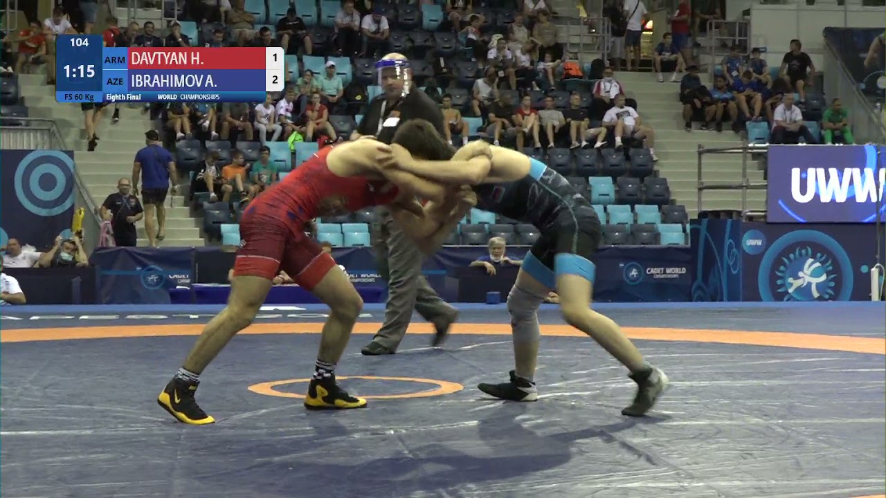 1/8 FS - 60 kg: H. DAVTYAN (ARM) v. A. IBRAHIMOV (AZE) background
