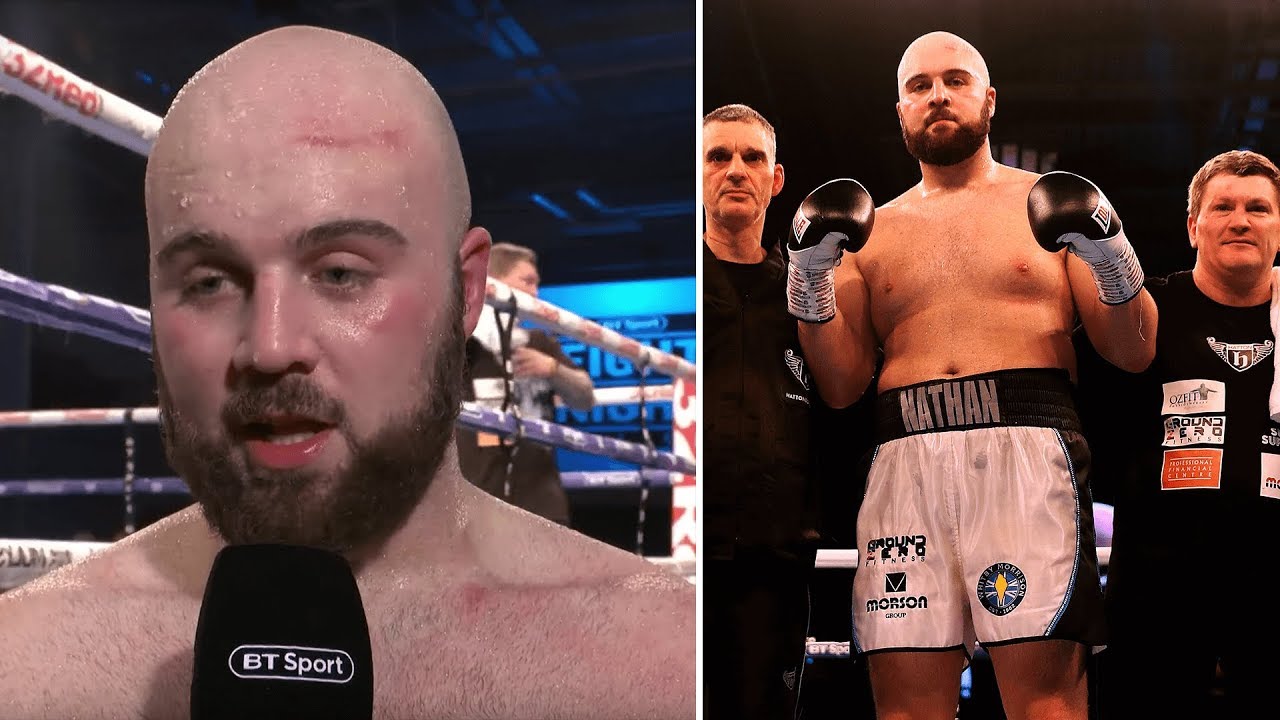 Nathan Gorman reacts to win and Daniel Dubois v Joe Joyce