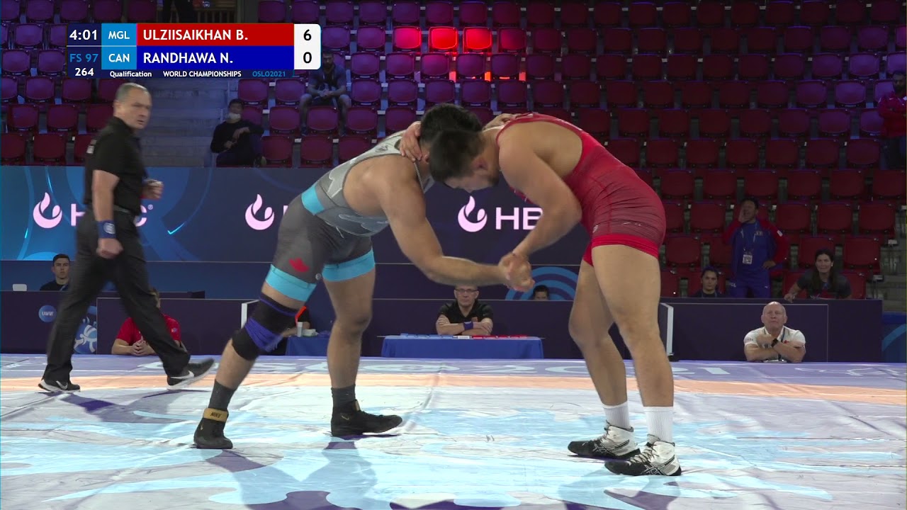 Qual. FS - 97 kg: B. ULZIISAIKHAN (MGL) v. N. RANDHAWA (CAN)