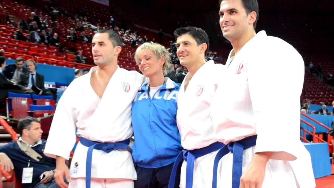 Male Team Kata Italy semifinal performance - 2012 World Karate Championships
