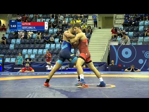 1/8 GR - 80 kg: M. GUTU (MDA) v. H. SERTCANLI (SWE)