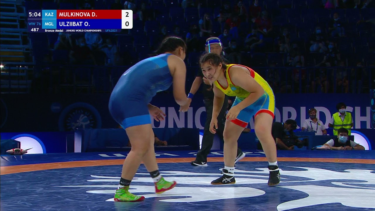 BRONZE WW - 76 kg: D. MULKINOVA (KAZ) v. O. ULZIIBAT (MGL)
