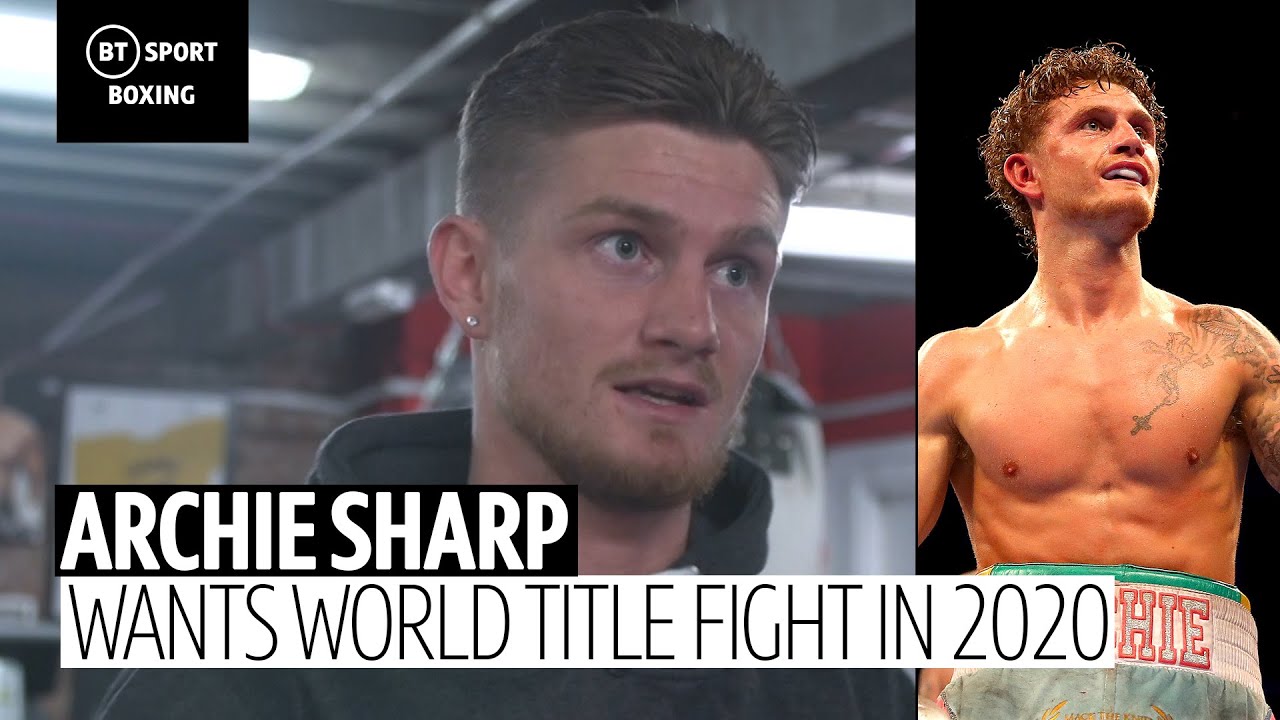 Archie Sharp has his eyes set on a world title fight in 2020 after time in America
