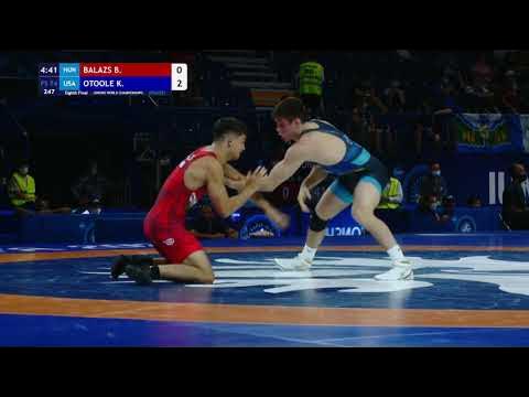 1/8 FS - 74 kg: B. BALAZS (HUN) v. K. OTOOLE (USA)