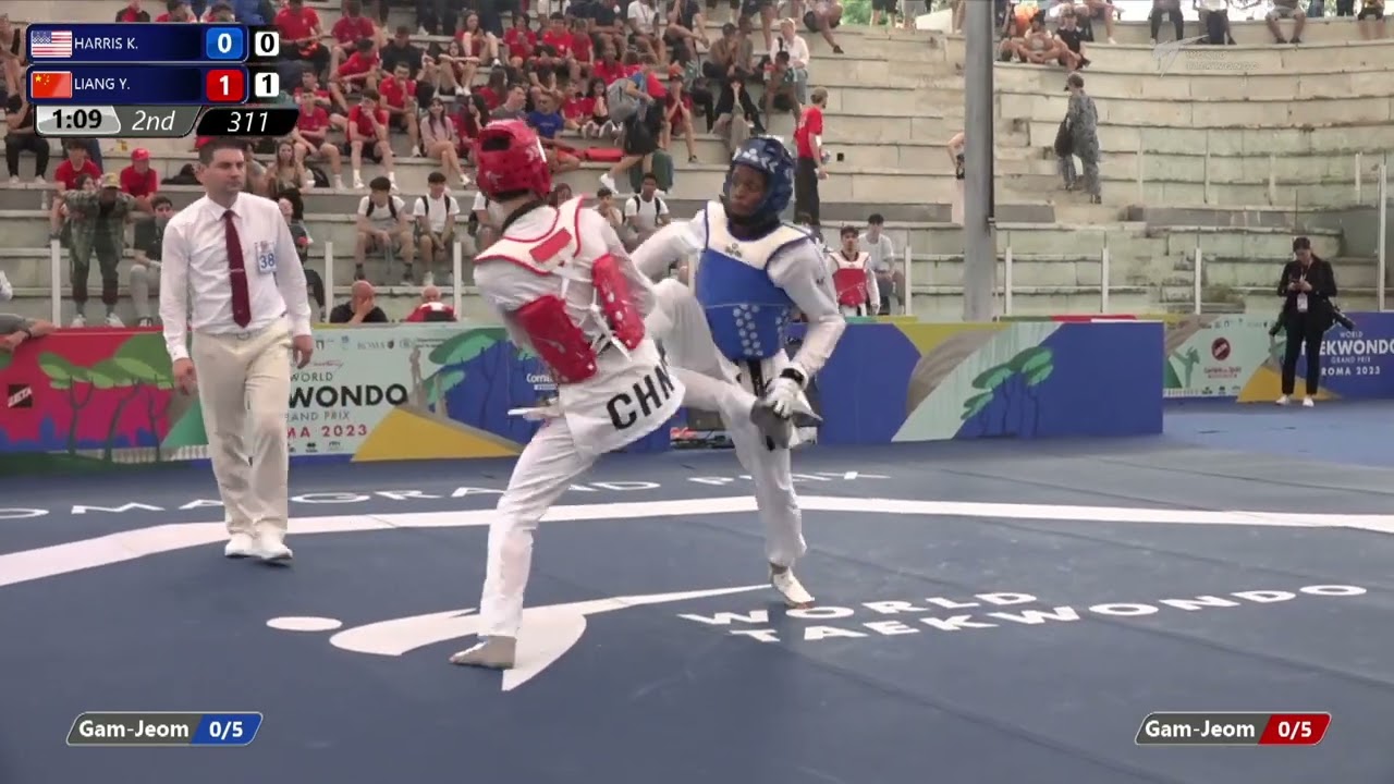311 Round of 32 MEN M 68KG USA HARRIS K CHN LIANG Y