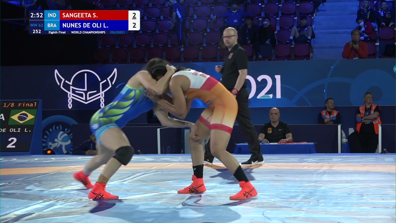 1/8 WW - 62 kg: S. SANGEETA (IND) v. L. NUNES DE OLI (BRA)