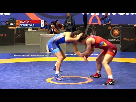 Round 3 WW - 59 kg: Y. LISOVSKA (UKR) v. A. SIDELNIKOVA (RUS)