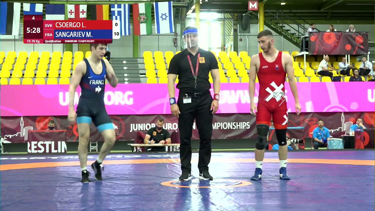 Qual. FS - 70 kg: L. CSOERGO (SVK) v. M. SANGARIEV (FRA)