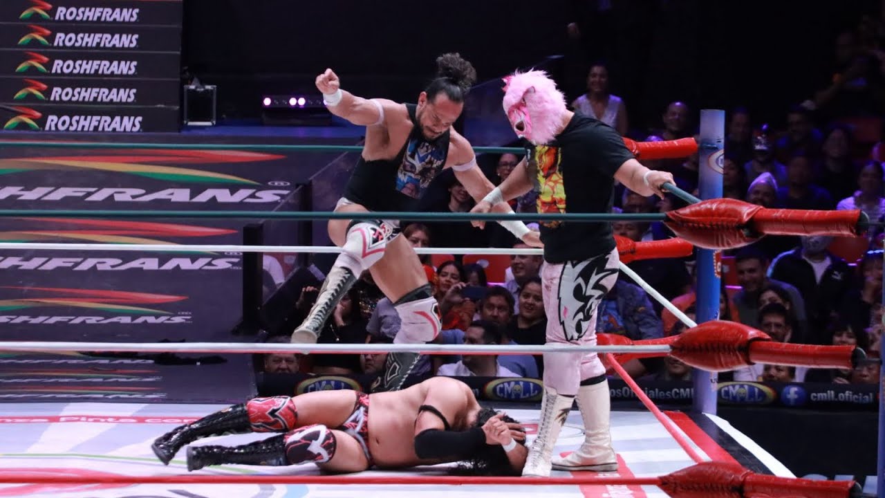 Divorcio en Los Depredadores❗️Rugido deja sin máscara a Magia Blanca en la Arena México background