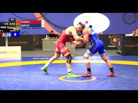 Qual. GR - 97 kg: I. KLASNER (GER) v. M. KAJAIA (SRB)