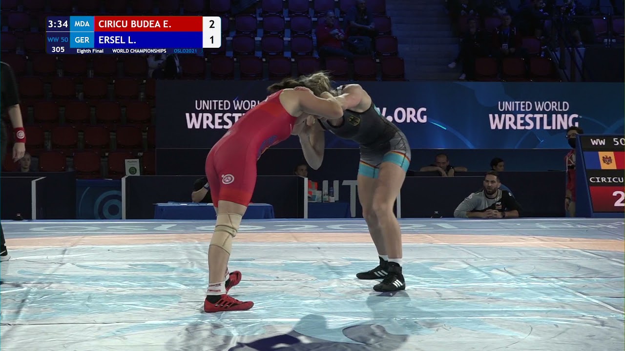 1/8 WW - 50 kg: E. CIRICU BUDEA (MDA) v. L. ERSEL (GER)