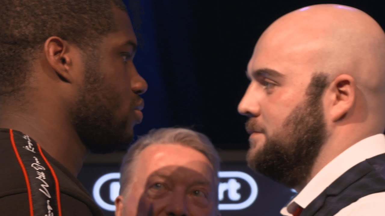 What a fight this will be! Daniel Dubois and Nathan Gorman face off for the first time