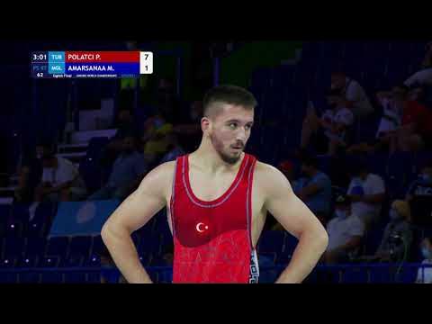 1/8 FS - 97 kg: P. POLATCI (TUR) v. M. AMARSANAA (MGL)