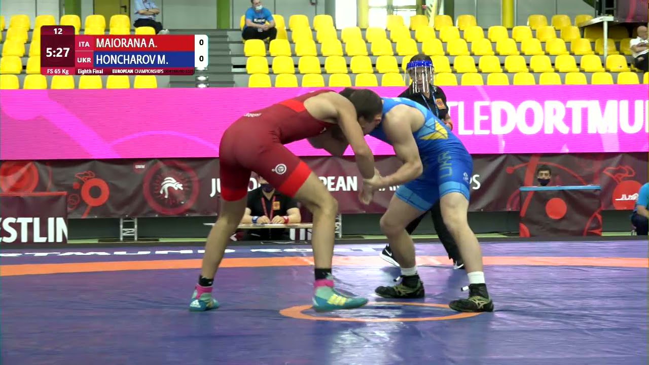 1/8 FS - 65 kg: A. MAIORANA (ITA) v. M. HONCHAROV (UKR)