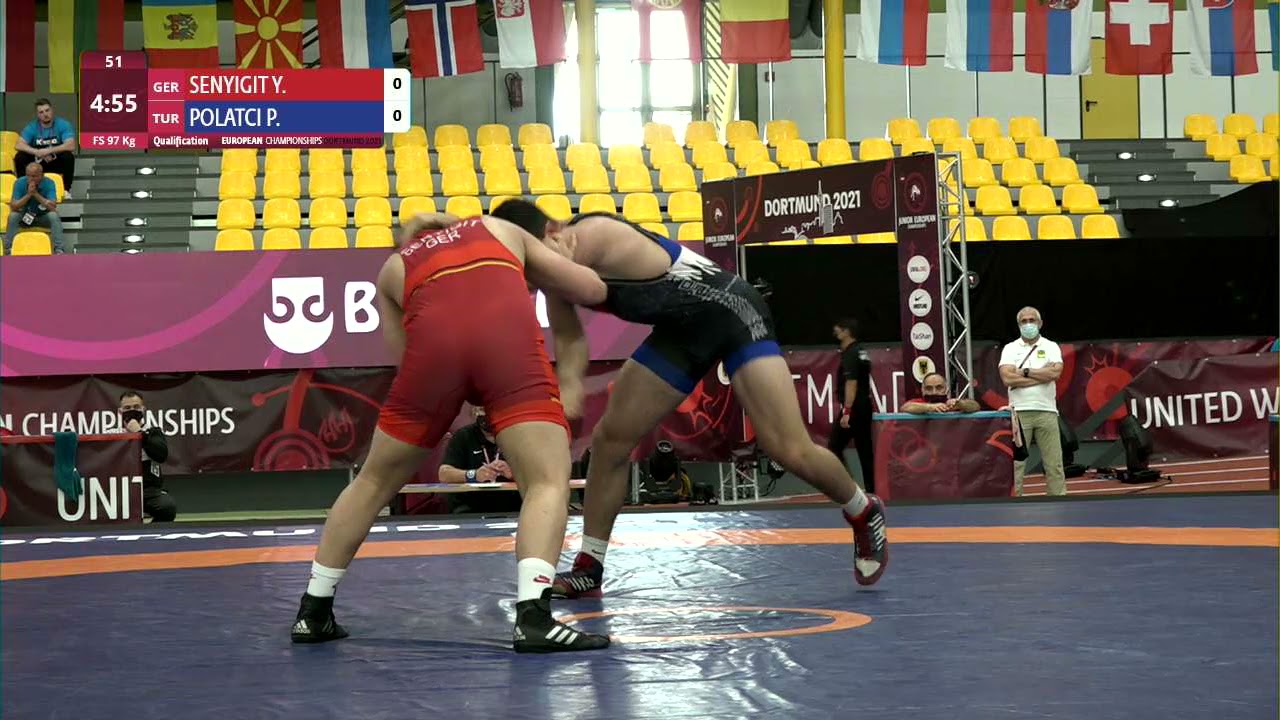 Qual. FS - 97 kg: Y. SENYIGIT (GER) v. P. POLATCI (TUR)
