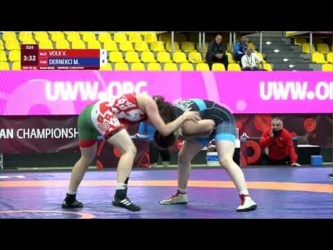 BRONZE WW - 55 kg: V. VOLK (BLR) v. M. DERNEKCI (TUR)