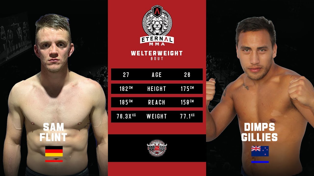 Eternal MMA 49 - Sam Flint Vs Dimps Gillies - MMA Fight Video