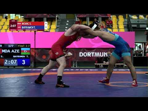 GOLD FS - 70 kg: S. NOVAC (MDA) v. T. BAYRAMOV (AZE)