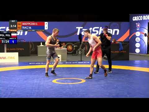 Round 1 GR - 60 kg: O. SKRZYPCZAK (POL) v. M. TRACZ (POL) background