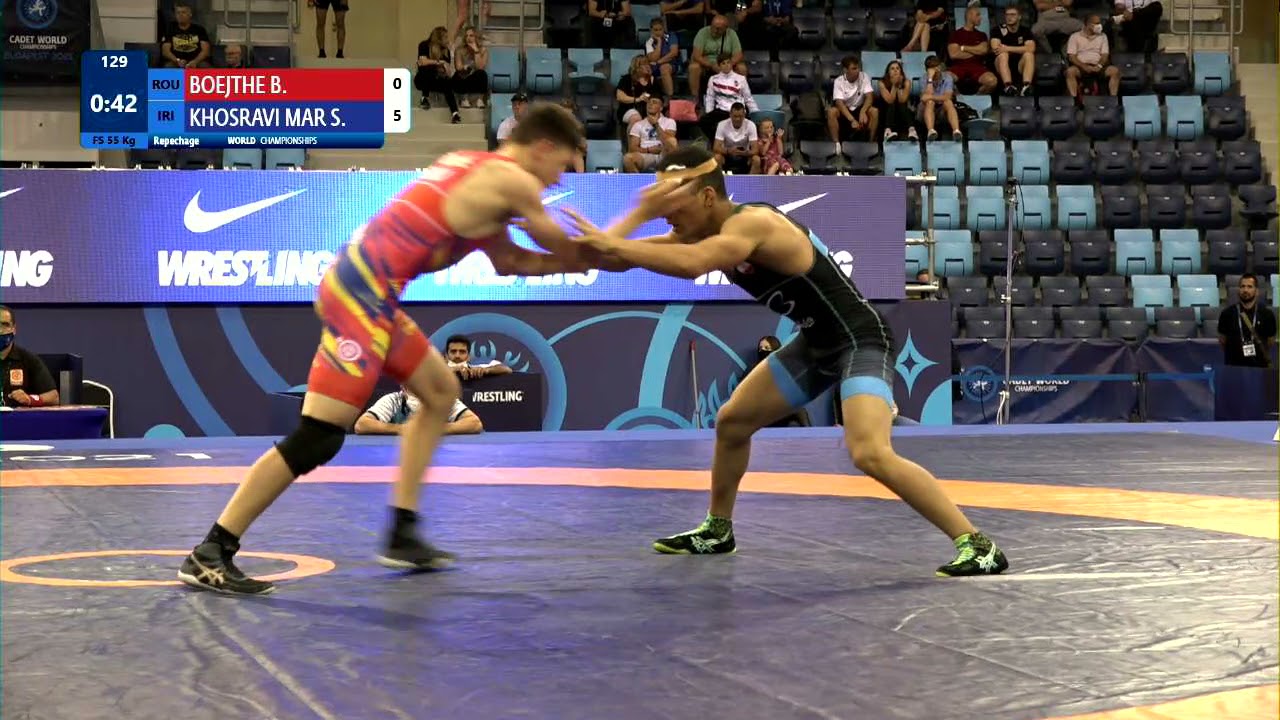 Repechage FS - 55 kg: B. BOEJTHE (ROU) v. S. KHOSRAVI MAR (IRI)