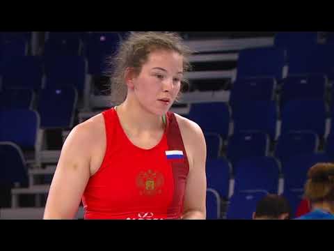 Repechage WW - 72 kg: M. GUSEINOVA (RUS) v. N. NURTAEVA (KGZ) background