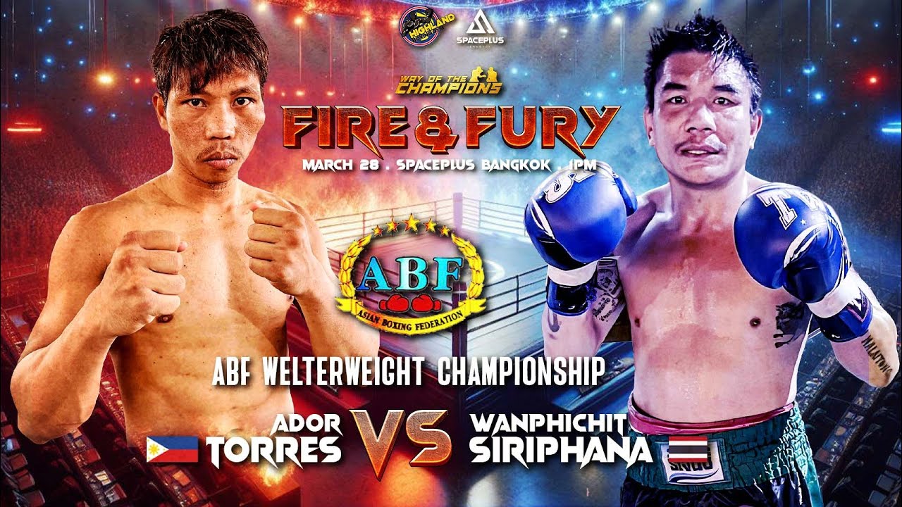 Ador Torres 🇵🇭 VS Wanphichit Siriphana 🇹🇭 | March 28, 2024 | Bangkok, Thailand background