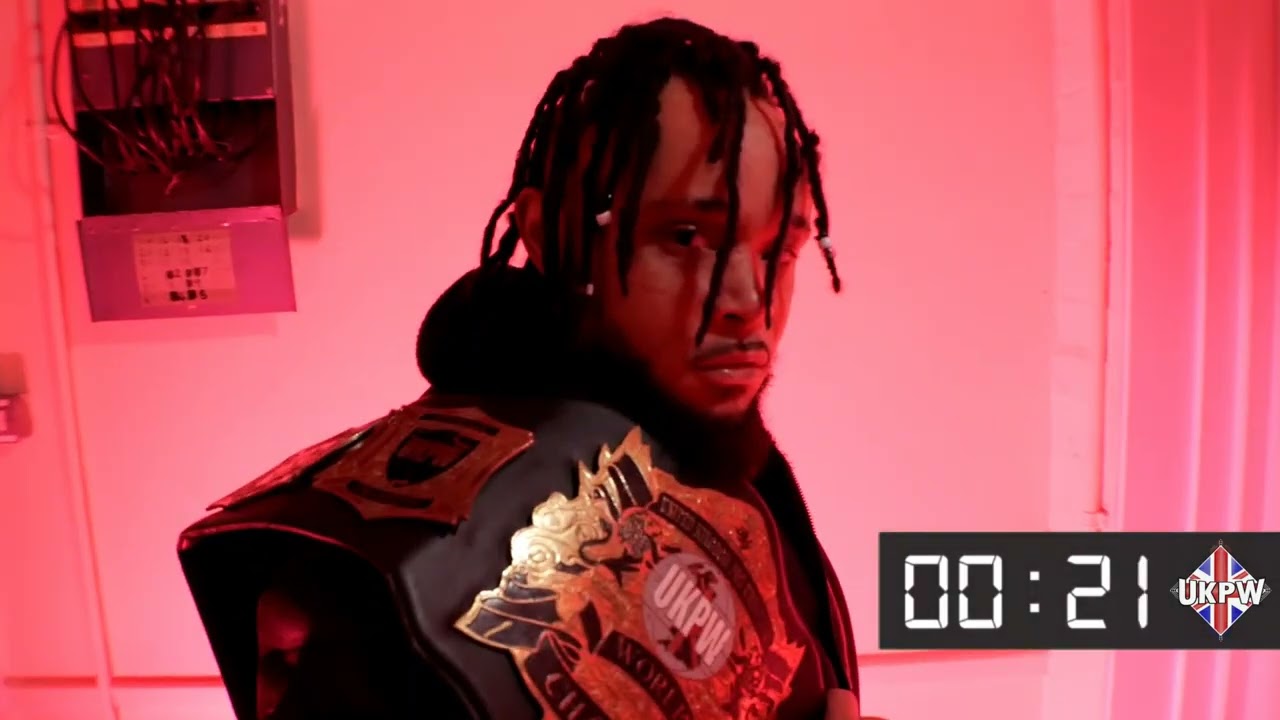 UKPW 1 Minute Rundown - THIS SATURDAY - James Mason vs Alexander Roth - UKPW Championship Match background