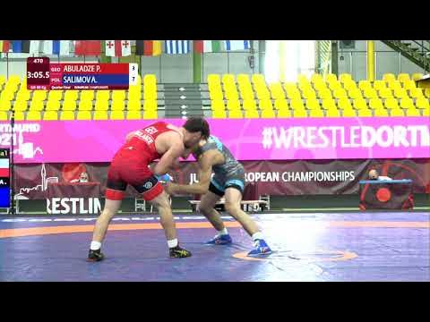 1/4 GR - 60 kg: P. ABULADZE (GEO) v. A. SALIMOV (POL)