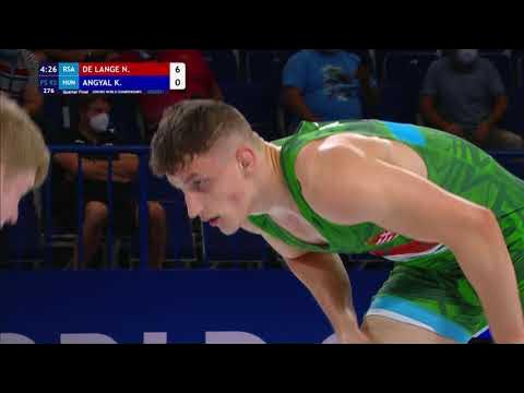 1/4 FS - 92 kg: N. DE LANGE (RSA) v. K. ANGYAL (HUN)