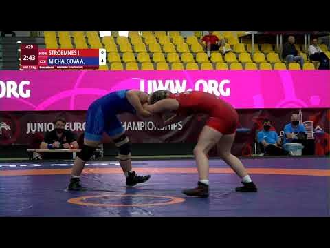 BRONZE WW - 57 kg: J. STROEMNES (NOR) v. A. MICHALCOVA (CZE)