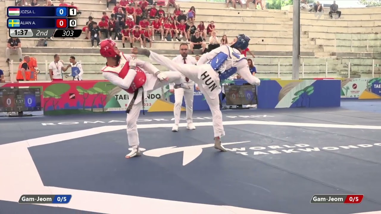 303 Round of 32 MEN M 68KG HUN JOZSA L SWE ALIAN A