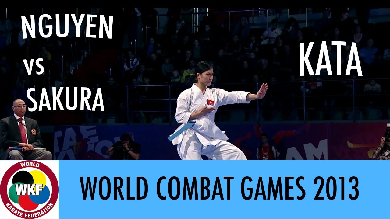 World Combat Games 2013. NGUYEN vs SAKURA. Karate Women's Kata. Bronze Medal