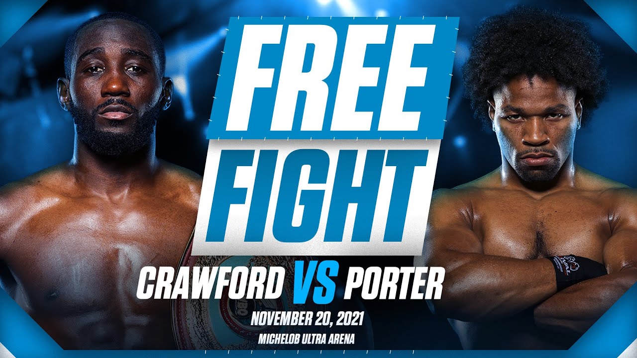 Terence Crawford vs Shawn Porter | ON THIS DAY FREE FIGHT | CRAWFORD RETAINS background