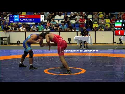 GOLD GR - 60 kg: O. ARAMI (IRI) v. A. ALLAKHIAROV (RWF)
