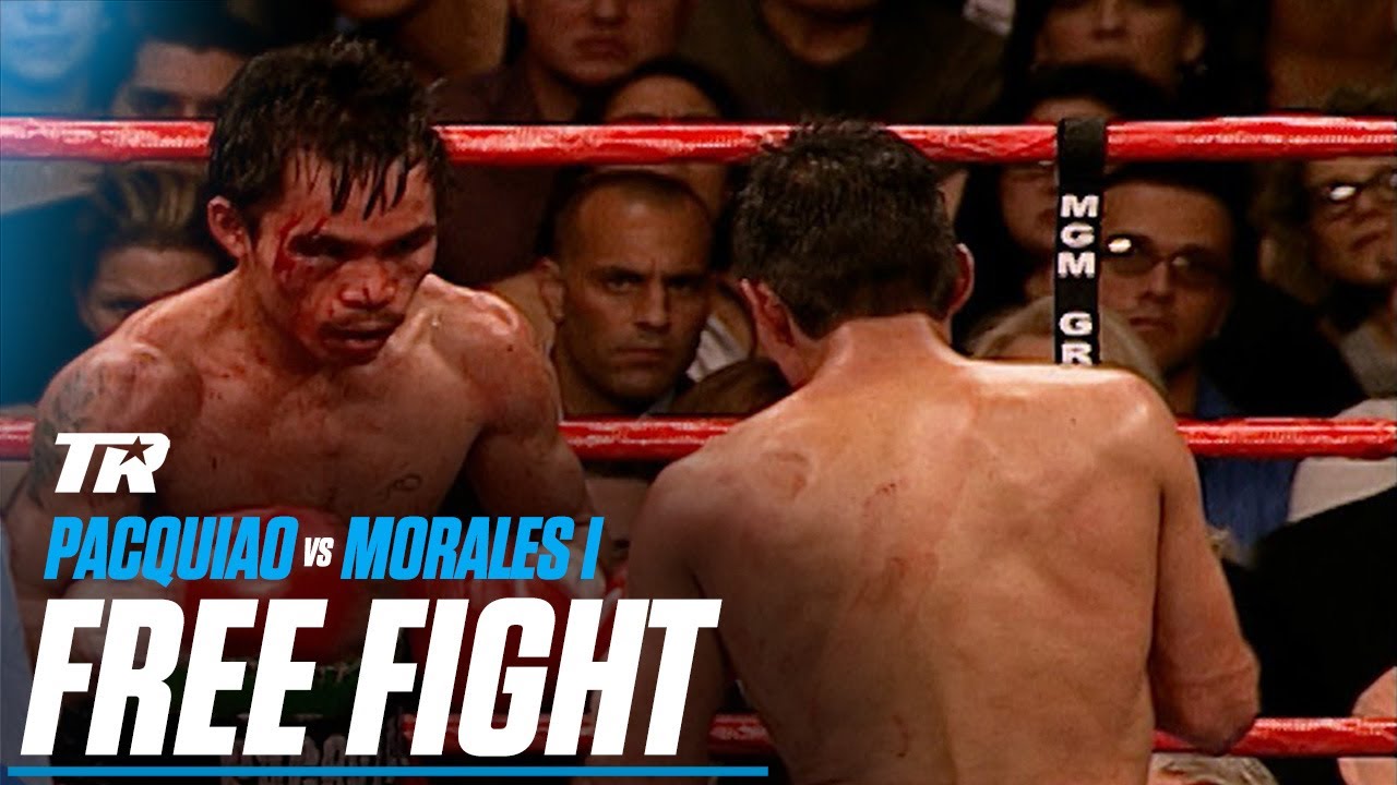 Erik Morales vs Manny Pacquiao 1 | FREE FIGHT | GREAT FIGHTS IN BOXING background