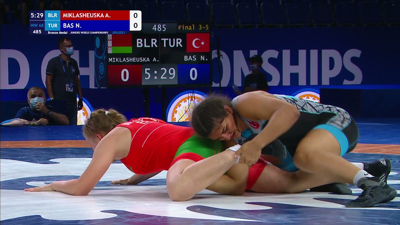 BRONZE WW - 68 kg: A. MIKLASHEUSKA (BLR) v. N. BAS (TUR)