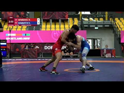 1/2 GR - 60 kg: N. MAMMADLI (AZE) v. D. BAMMATOV (RUS)