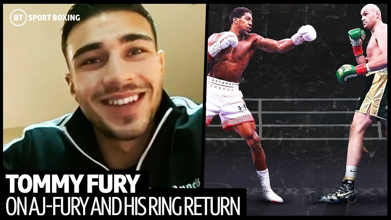"Anthony Joshua will be Tyson Fury's easiest fight" - Tommy Fury interview background