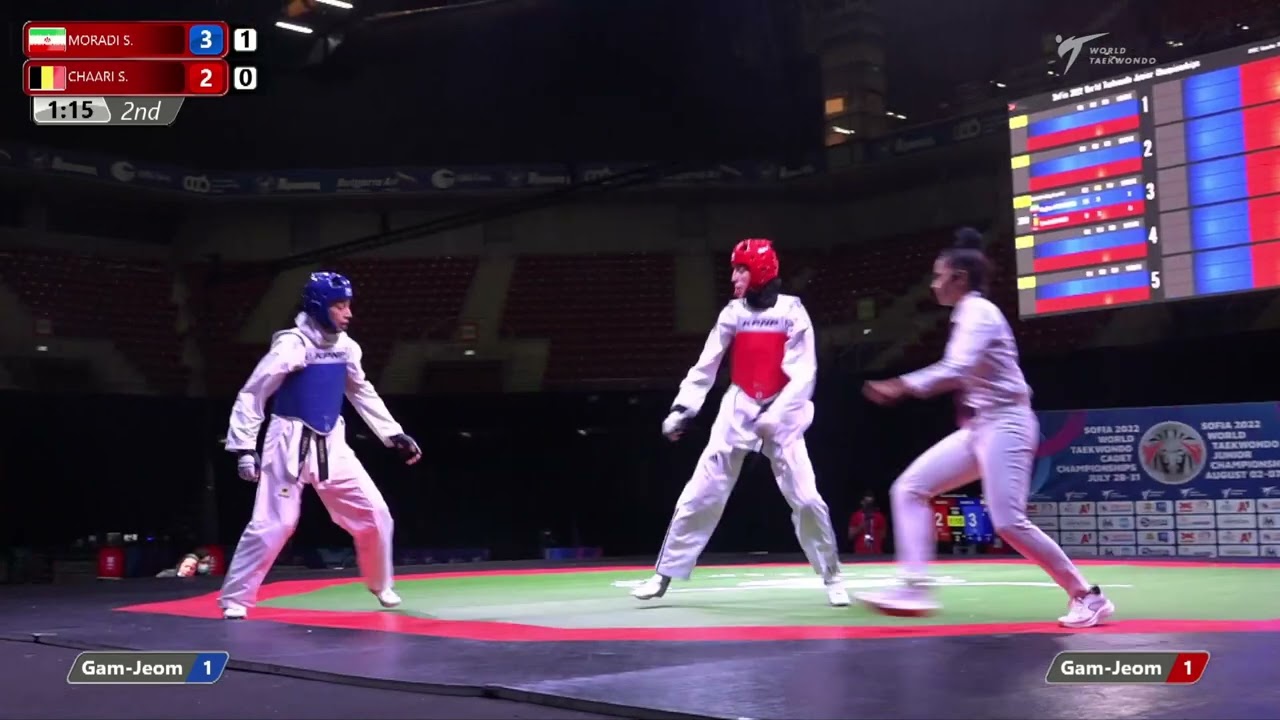 338 F Women 63kg IRI MORADI S BEL CHAARI S
