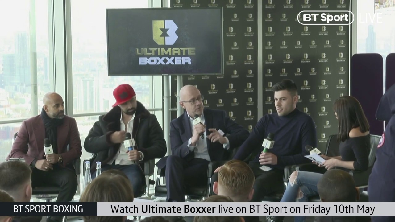 Paulie Malignaggi and Dave Coldwell unveil Ultimate Boxxer's broadcast deal with BT Sport background