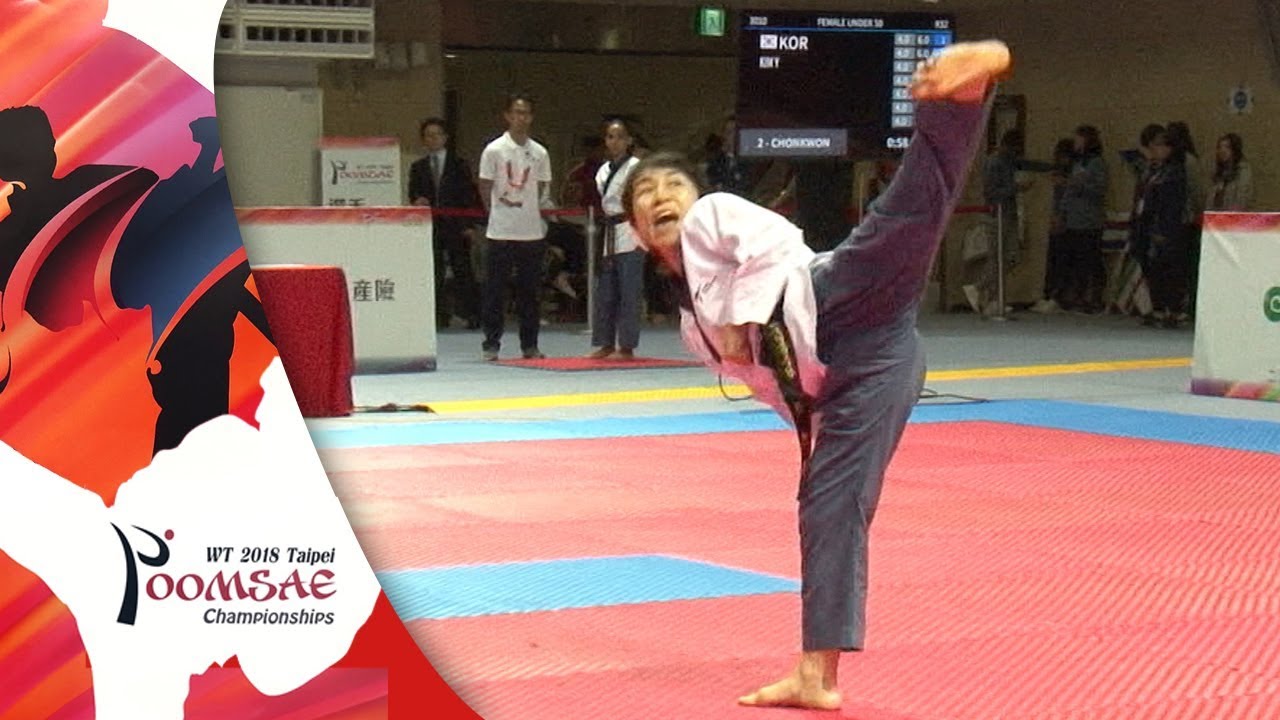 Recognized Poomsae Individual Female Under 50 Final, KIM Yeon Bu(KOR) vs KOCHEIDA Leila(FRA)