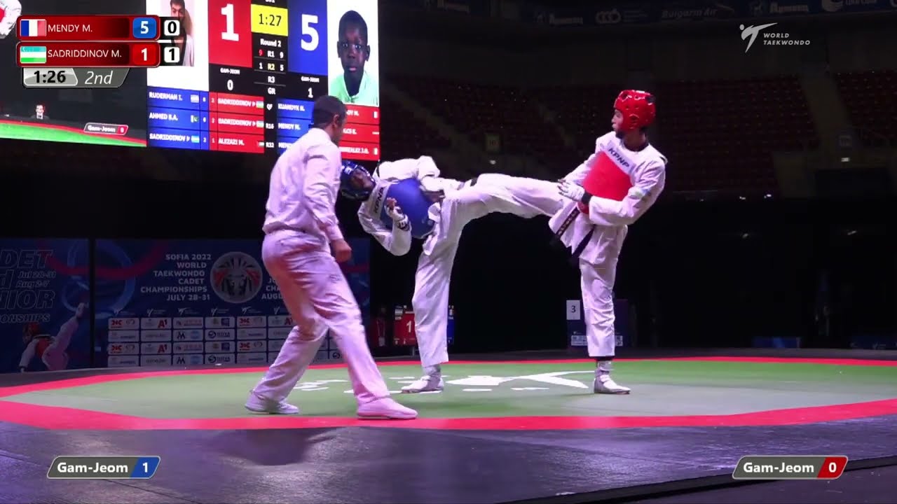 331 SF Men 78kg FRA MENDY M UZB SADRIDDINOV M