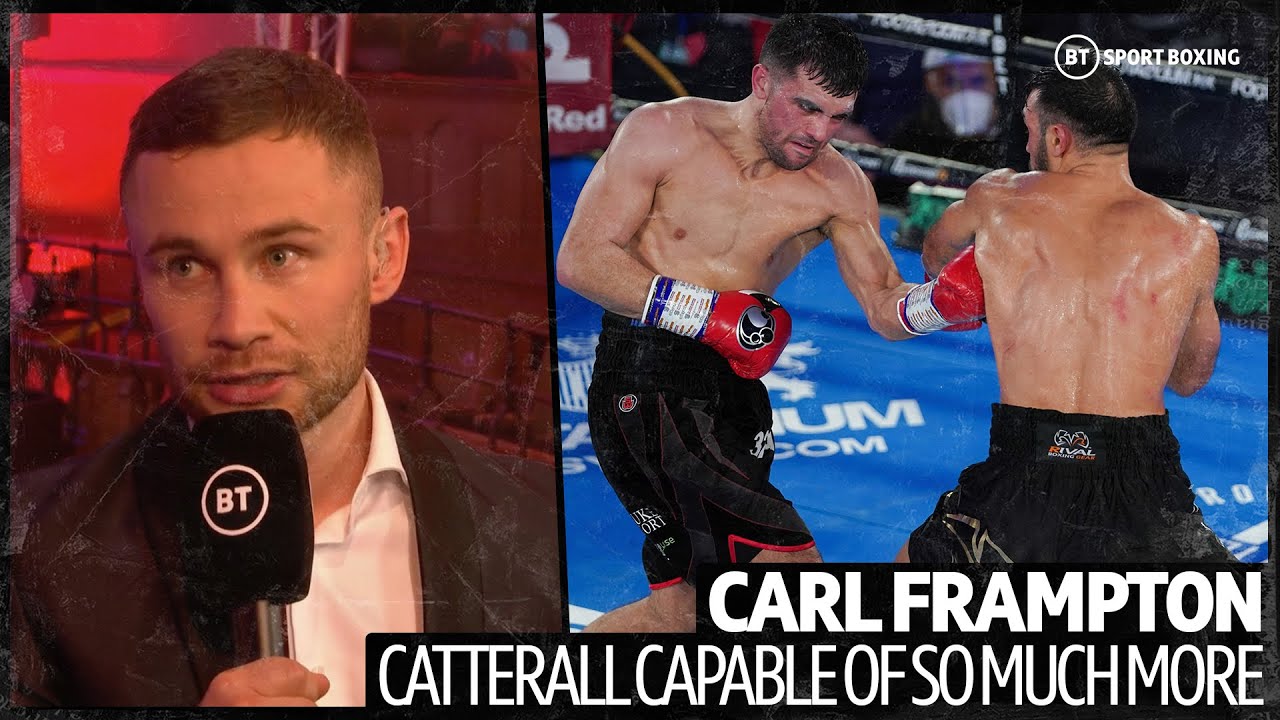 "Jack Catterall is just scratching the surface!" Carl Frampton confident of Catterall resurgence
