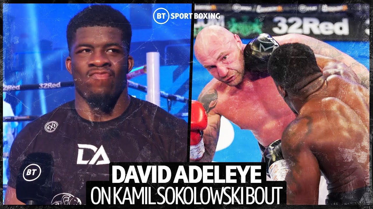 "I Am NOT Happy." David Adeleye Reflects On Points Win Against Kamil Sokolowski background