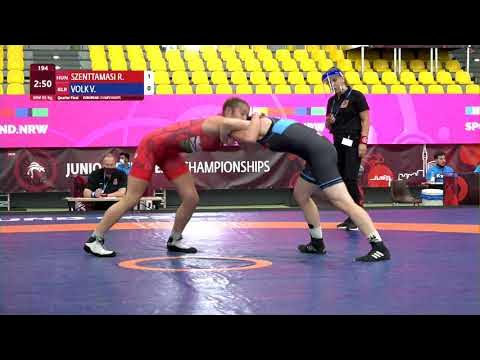1/4 WW - 55 kg: R. SZENTTAMASI (HUN) v. V. VOLK (BLR) background
